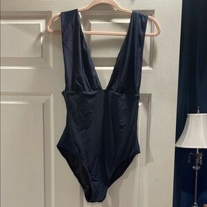J. Crew Navy One Piece Swimsuit size 12